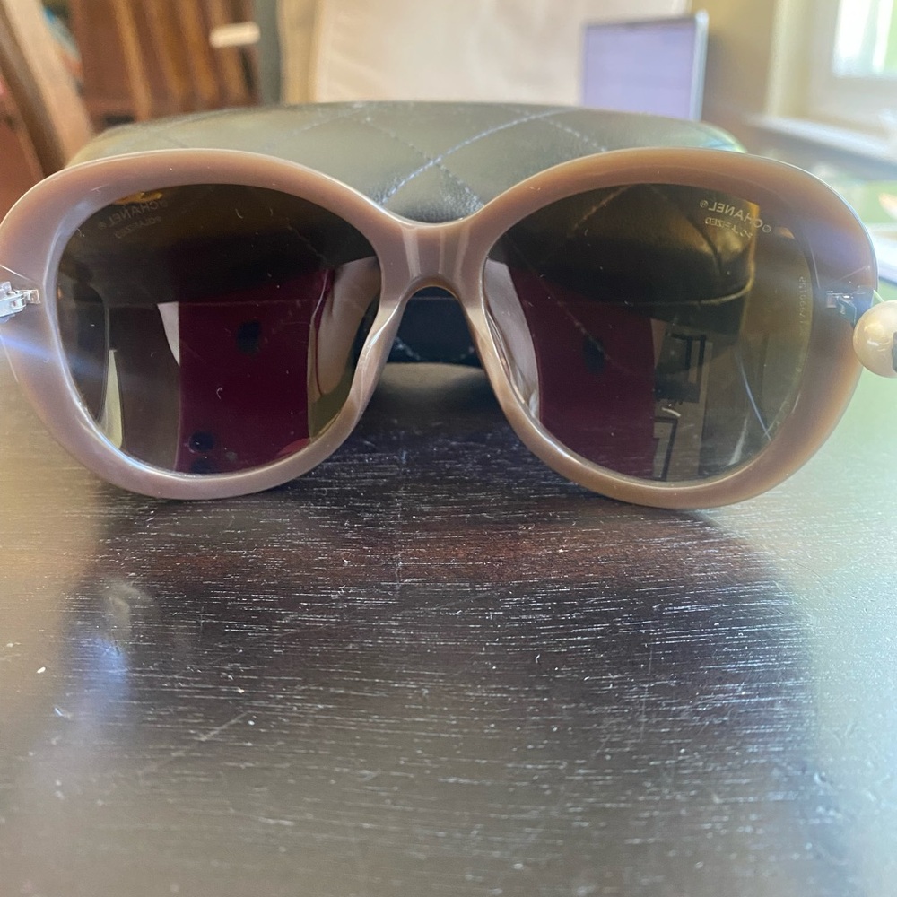 CHANEL Sunglasses 5302-H-A c.1416/S9 Brown Polarized Size 57 17 135 with Case - Picture 3 of 8